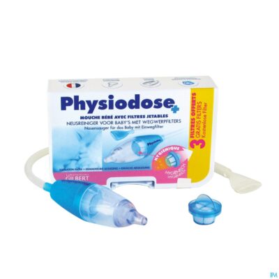 Physiodose neusreiniger baby wegwerpfilter