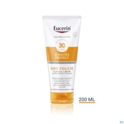 Eucerin sun protect. sensit. gel creme ip30 200ml-7
