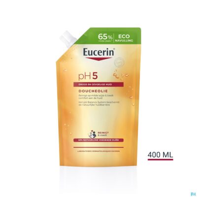 Eucerin ph5 douche olie navulling 400ml-3