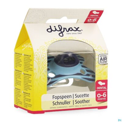 Difrax fopspeen sil mini-dental 0-6m 799-5
