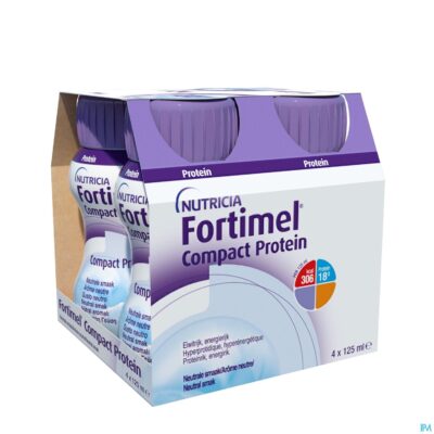 Fortimel compact protein neutraal flesjes 4x125 ml-2
