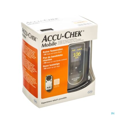 Accu chek mobile test cassette 50 tests 7141254171-2