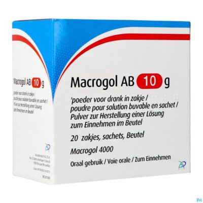 Macrogol ab 10g pdr voor drank zakje 20