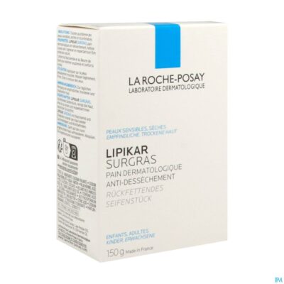 La roche posay lipikar overvet wasstuk 150g