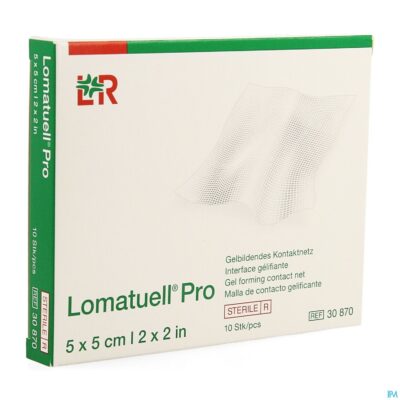 Lomatuell pro kompres ster 5x 5cm 10 30870