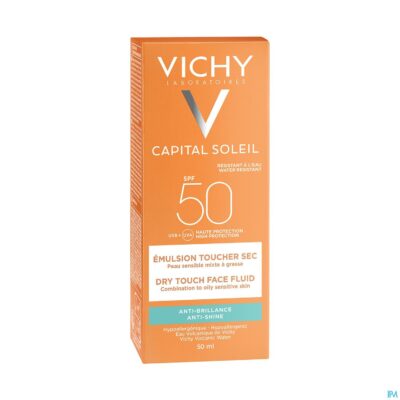 Vichy cap sol ip50+ gezichtscr dry touch 50ml