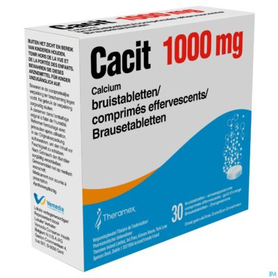Cacit 1000 bruistabletten tube 30x1000mg