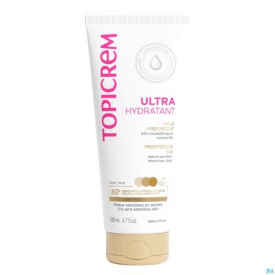 Topicrem um geleidelijke gebruin.melk tube 200ml