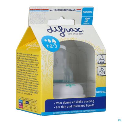 Difrax ring 1-2-3 natural 713