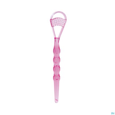 Miradent tongschraper deluxe roze-2
