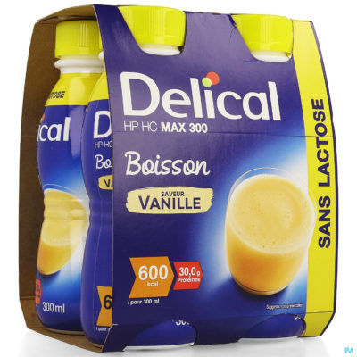 Delical max 300 vanille 4x300ml