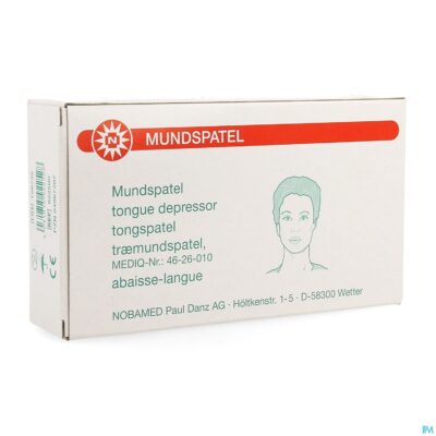 Noba tongspatel hout n/st 100 5150125