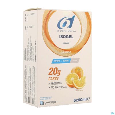 6d sixd isogel orange 6x60ml