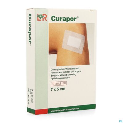 Curapor verb chirurg. steriel 7cmx 5cm 5 32902-2