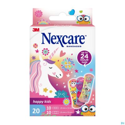 Nexcare happy kids girls 20-3