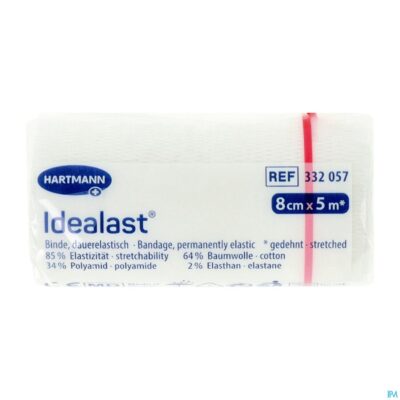 Idealast met haak 8cmx5m wit 1 p/s