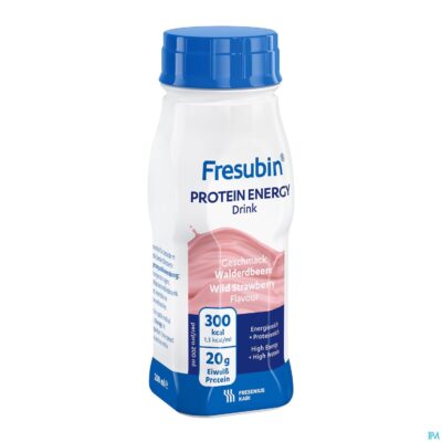 Fresubin protein energy drink 200ml fraise des bois/bosaardbei-2