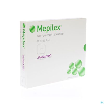 Mepilex schuimverb sil abs ster 12,5x12,5cm 5-2