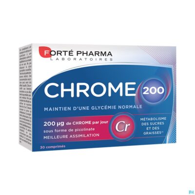 Chroom 100 forte pharma tabl 30