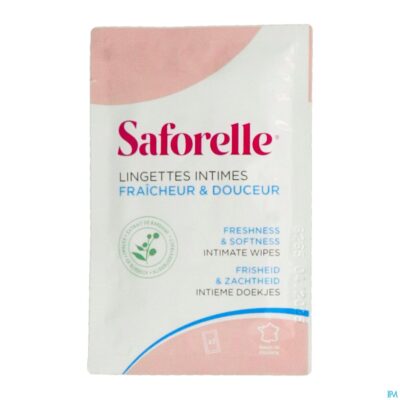 Saforelle lingettes flushable 10-3