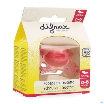 Difrax fopspeen sil mini-dental 0-6m 799-9