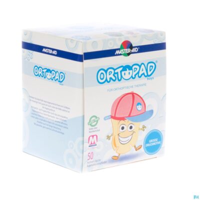 Ortopad for boys medium oogkompres 50 73322-3