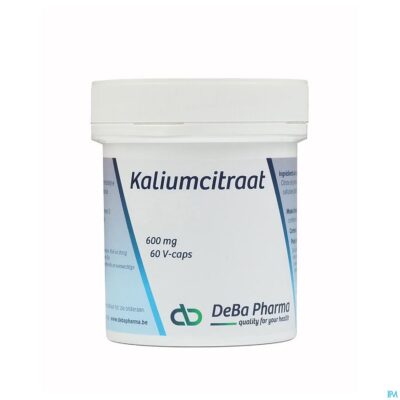 Kaliumcitraat 600mg v-caps 60 deba