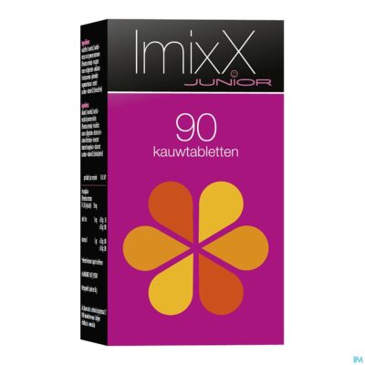Imixx junior framboos kauwtabl 90