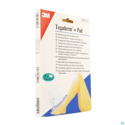 Tegaderm + pad 3m transp steril 9cmx10cm 5 3586p-3