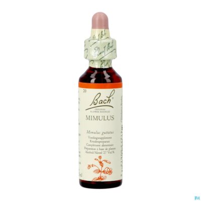 Bach flower remedie 20 mimulus 20ml