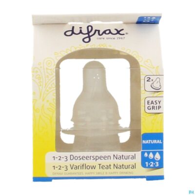 Difrax flessenspeen natural 1-2-3 674-2