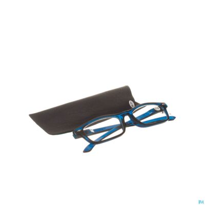 Pharmaglasses leesbril diop.+2.50 dark blue