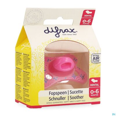 Difrax fopspeen sil mini-dental 0-6m 799-7