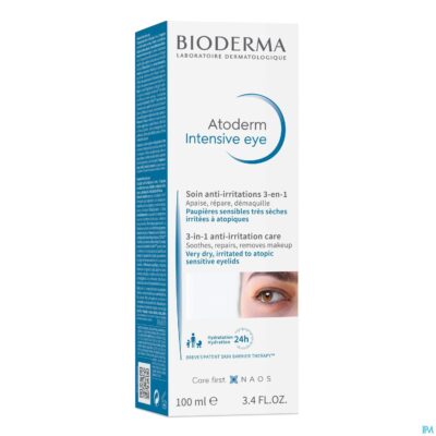 Bioderma atoderm intensive eye creme tube 100ml