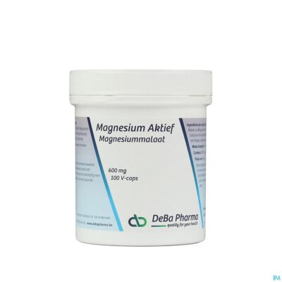 Magnesium actif caps 100 x 600mg deba