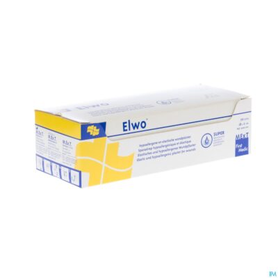 Elwo pleister elast bruin 2,0cmx18cm 70 0020022