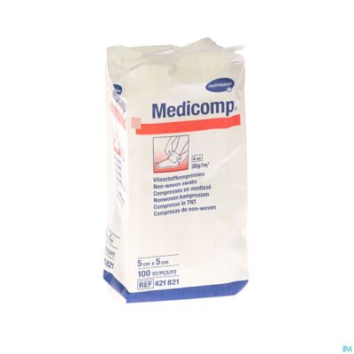 Medicomp 5x5cm 4l. nst. 100 p/s