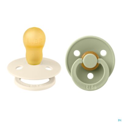 Bibs 3 fopspeen duo sage ivory-2