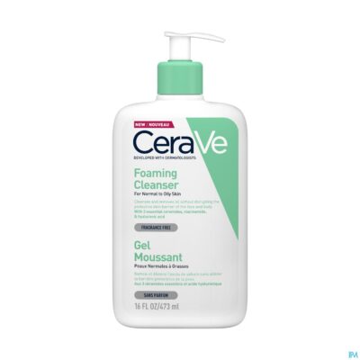 Cerave reinigingsgel schuimend 473ml