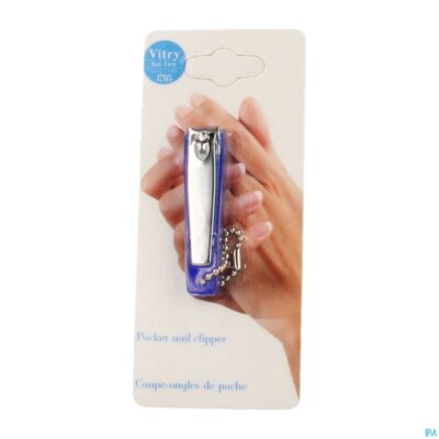 Nagelknipper manicure met opvangbakje blauw (azie)-2