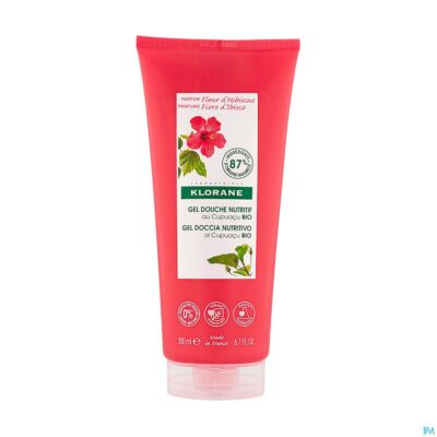 Klorane lichaam douchegel hibiscusbloem 200ml nf