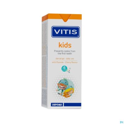 Vitis kids gel tandpasta 50ml