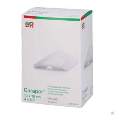 Curapor verb chirurg. steriel 15cmx10cm 50 32914-2