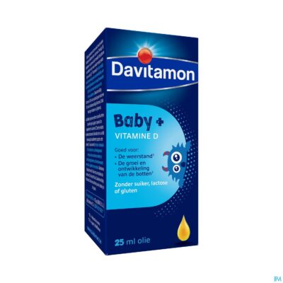 Davitamon baby vitamine d olie 25ml