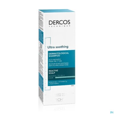 Vichy dercos dermo kalmerend vet haar sh 200ml