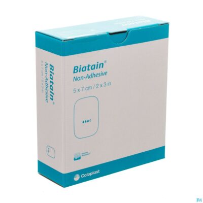 Biatain schuimverband n/adh 5,0x 7,0cm 10 36105