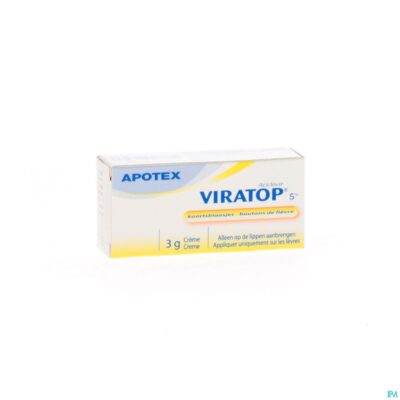 Viratop apotex 5 % creme 3g