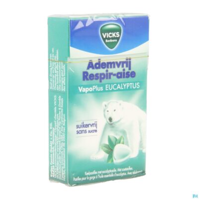 Vicks ademvrij z/suiker 40g box