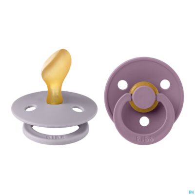 Bibs 2 fopspeen anatomic duo fossil/mauve