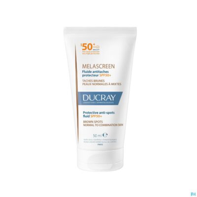 Ducray melascreen fluide a/pigmentvlek spf50+ 50ml